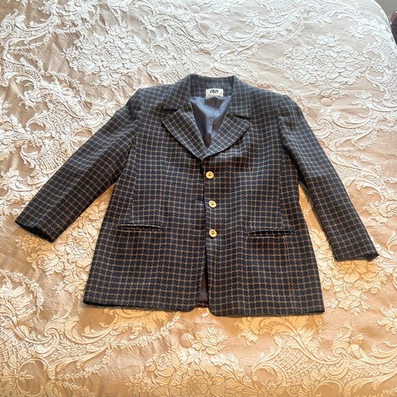 Blu's Designer 100% High-Quality Wool Women's Pant Suit Size 14! - Picture 9 of 16